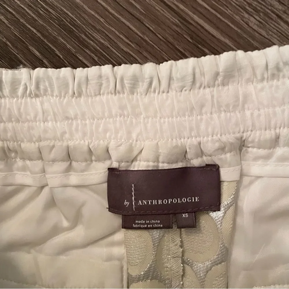 Anthropologie Jacquard Utility Joggers